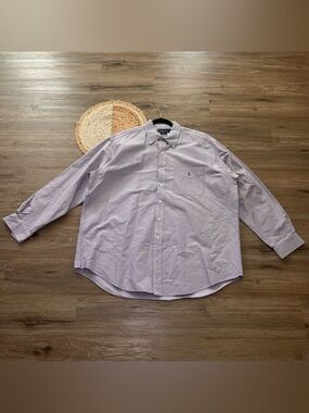 Ralph Lauren Men's Light Purple Button-Down Shirt